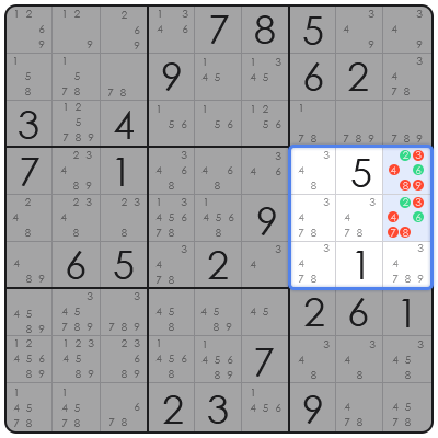 sudoku app with auto candidate mode